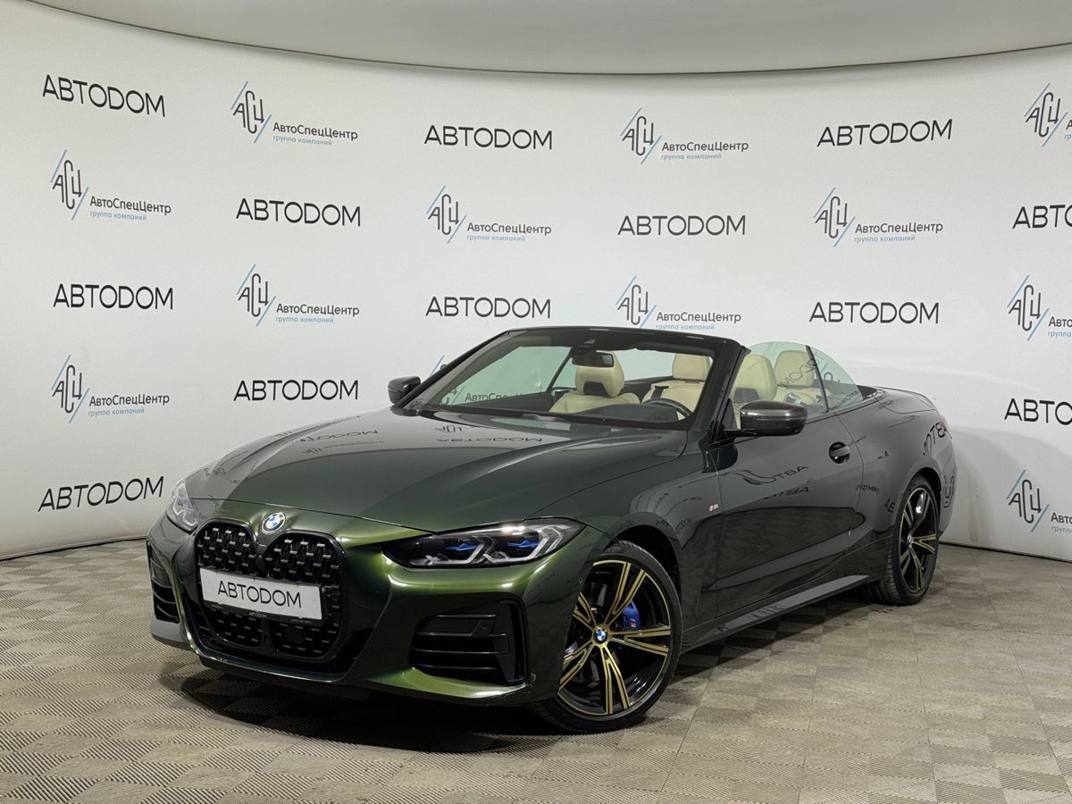 Автомобиль BMW 4 серии II поколение (G22/G23/G26) M440 3.0 AT 4WD (387 л.с.) M Special Зелёный 2021 с пробегом 21 936 км