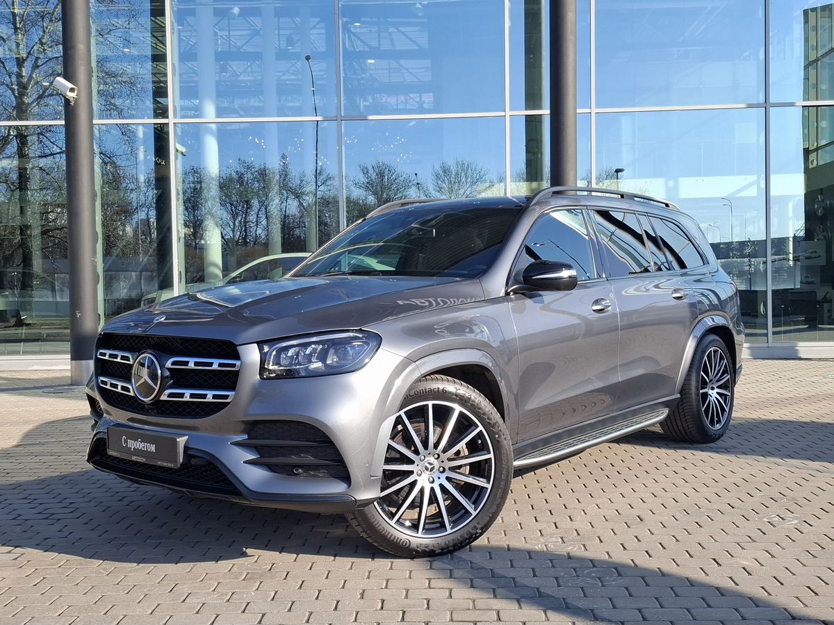 Автомобиль Mercedes-Benz GLS II поколение (X167) 450 3.0 AT 4Matic (367 л.с.) Sport Серый 2021 с пробегом 7 723 км