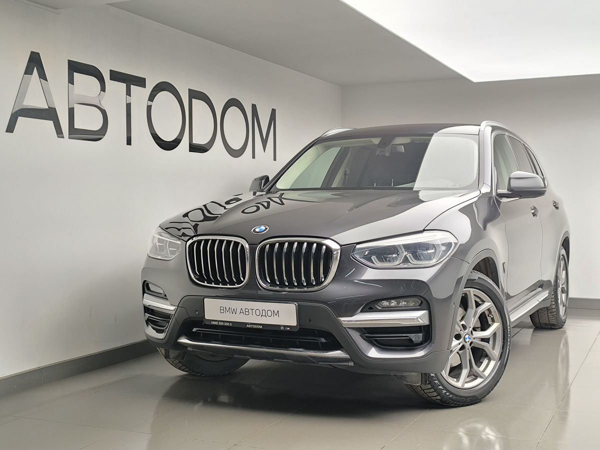 Автомобиль BMW X3 III поколение (G01) 2.0 AT 4WD (184 л.с.) Luxury Серый 2020 с пробегом 88 517 км