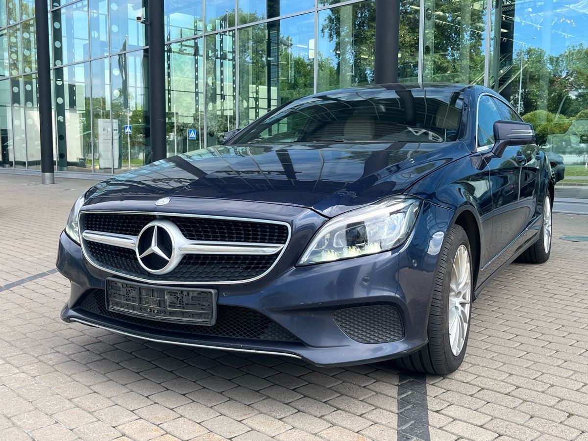 Mercedes-Benz CLS II (C218) [рестайлинг] 250 BlueTEC 2.1d AT 4Matic (204 л.с.) Base Синий 2016 с пробегом 154 101 км