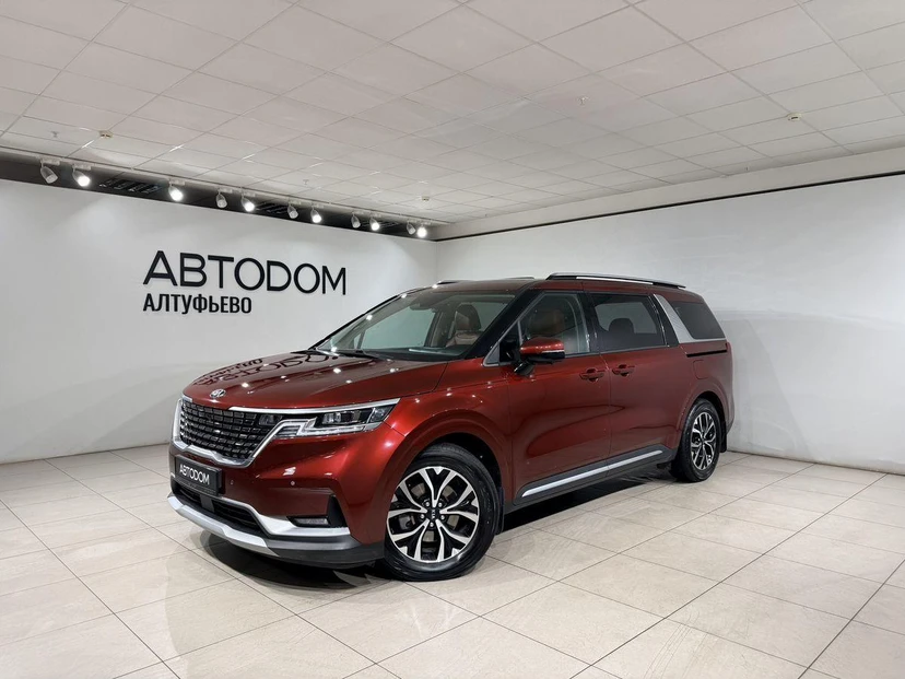 Kia Carnival IV поколение 2.2d AT (199 л.с.) Premium (2021) Красный 2021 с пробегом 129 015 км
