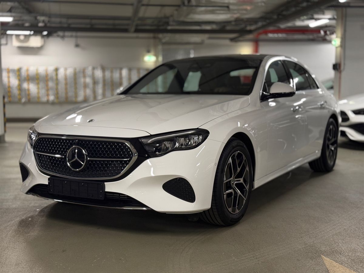 Автомобиль Mercedes-Benz E-Класс VI поколение (W214/S214) 2.0 AT (204 л.с.) Base Белый 2025 с пробегом 101 км