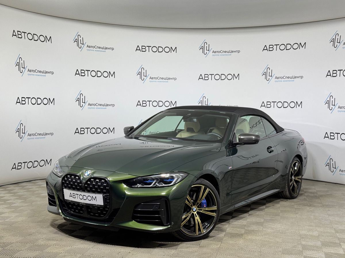Автомобиль BMW 4 серии II поколение (G22/G23/G26) M440 3.0 AT 4WD (387 л.с.) M Special Зелёный 2021 с пробегом 21 936 км