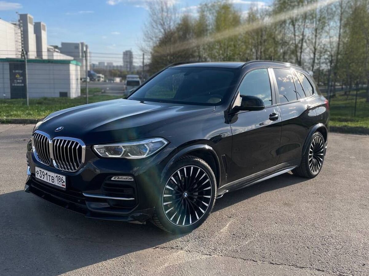 BMW X5 IV поколение (G05) 3.0d AT 4WD (249 л.с.) Exclusive Чёрный 2020 с пробегом 76 716 км