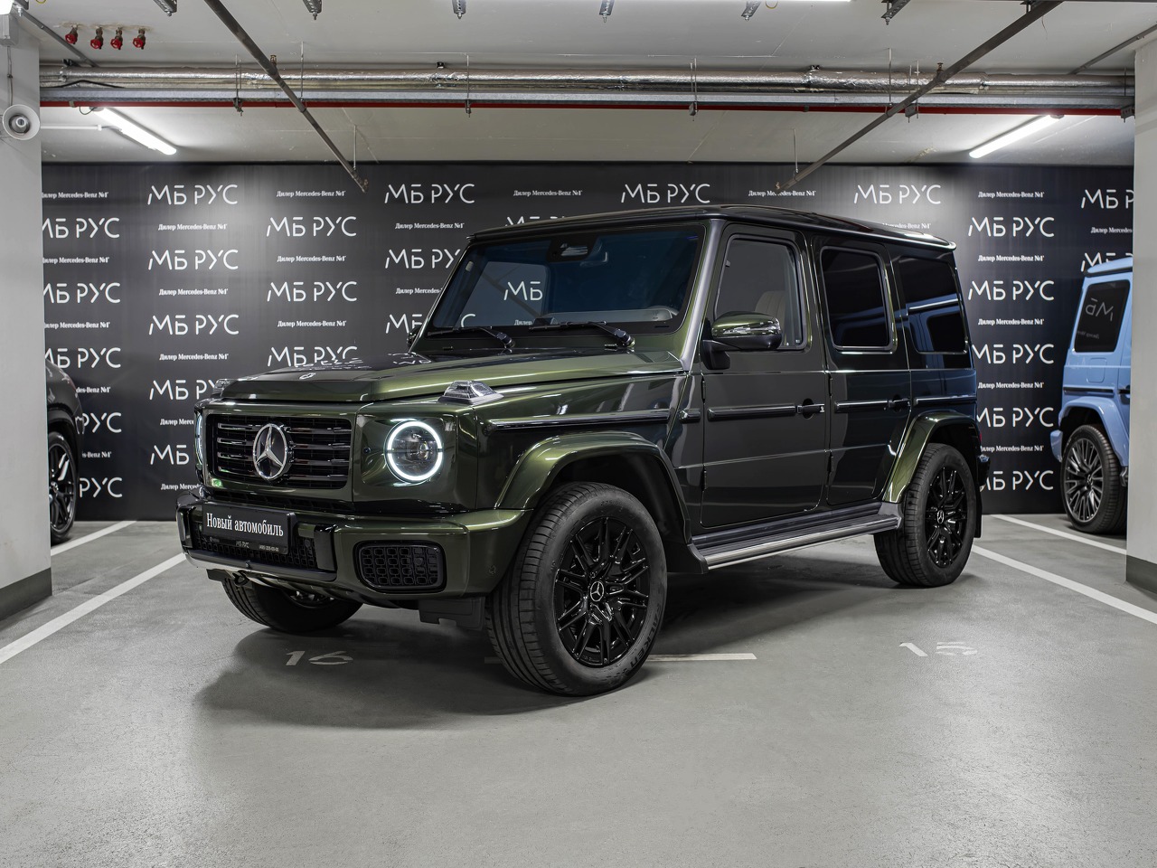 Mercedes-Benz G-Класс III (W463) [рестайлинг] G 450 3.0d AT 4Matic (367 л.с.) G 450 d AMG Line Зелёный 2025 
