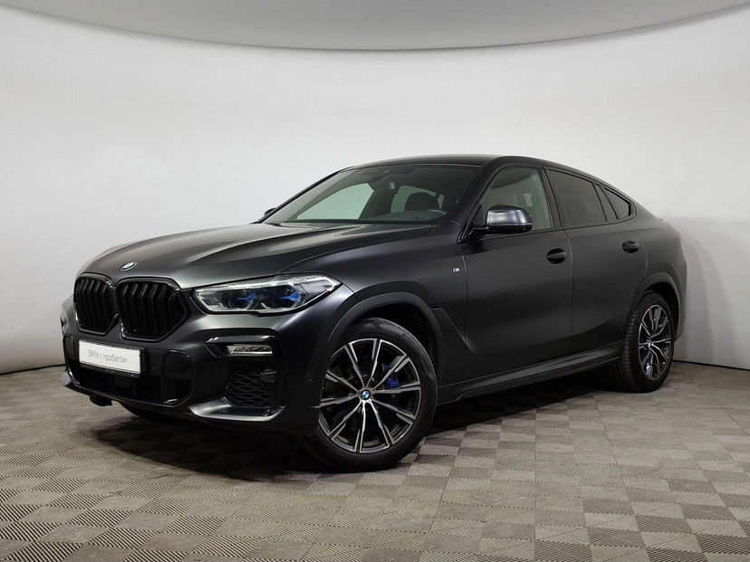 Автомобиль BMW X6 III поколение (G06) 3.0d AT 4WD (249 л.с.) M Sport Plus Чёрный 2021 с пробегом 57 908 км