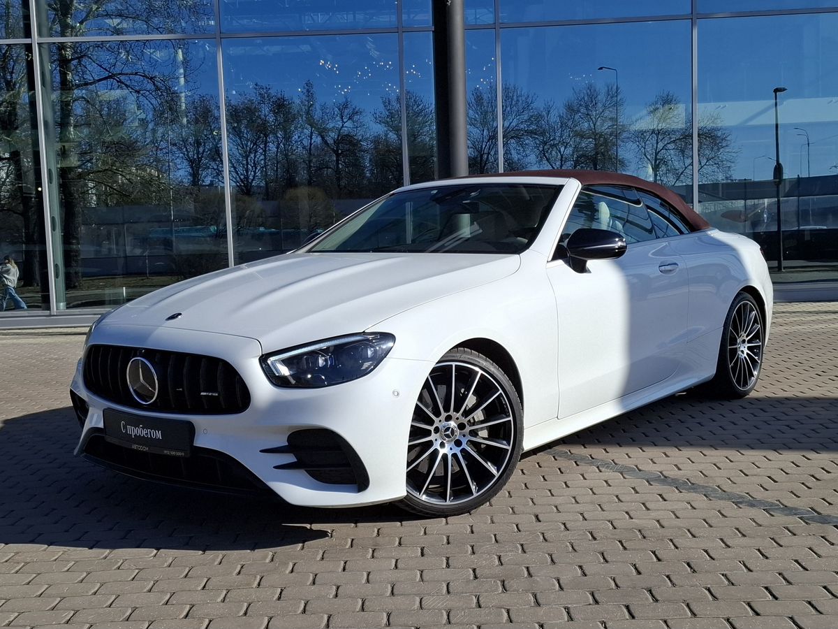 Автомобиль Mercedes-Benz E-Класс V (W213/S213/C238) [рестайлинг] 2.0 AT (249 л.с.) E 300 Sport Белый 2021 с пробегом 11 474 км