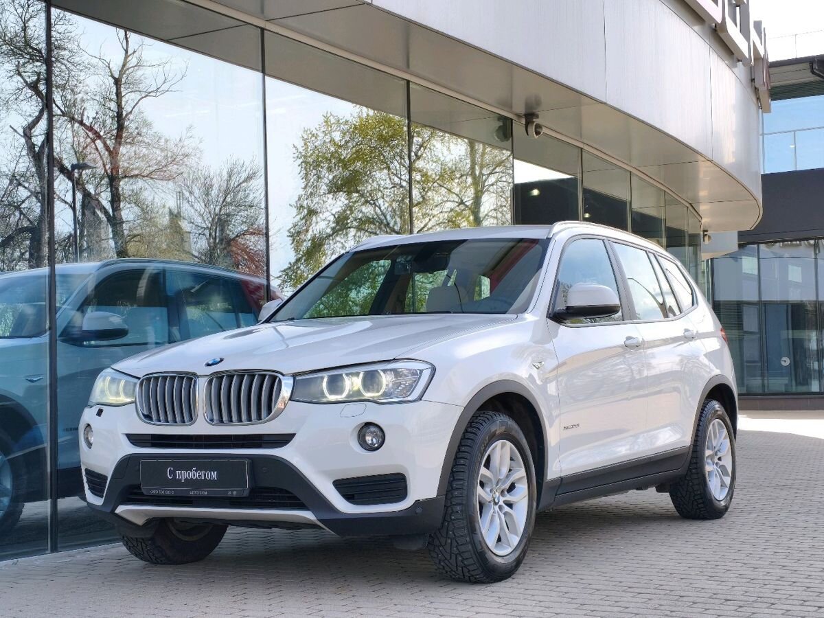 BMW X3 II (F25) [рестайлинг] 2.0 AT 4WD (245 л.с.) Base Чёрный 2014 с пробегом 97 000 км