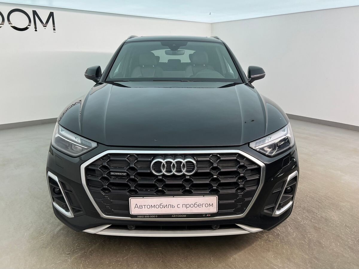 Автомобиль Audi Q5 II (FY) [рестайлинг] 2.0d AMT 4WD (204 л.с.) Base Чёрный 2020 с пробегом 98 389 км