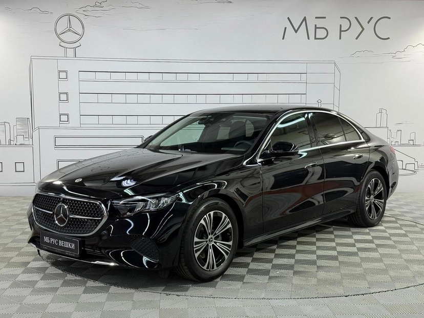 Автомобиль Mercedes-Benz E-Класс VI поколение (W214/S214) 2.0 AT (204 л.с.) Base Чёрный 2025