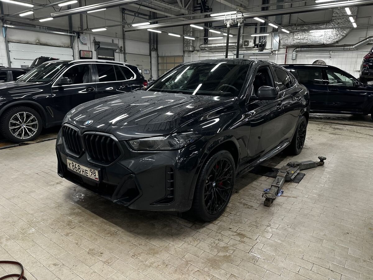 Автомобиль BMW X6 III (G06) [рестайлинг] 3.0d AT 4WD (286 л.с.) M Sport Чёрный 2023 с пробегом 53 079 км