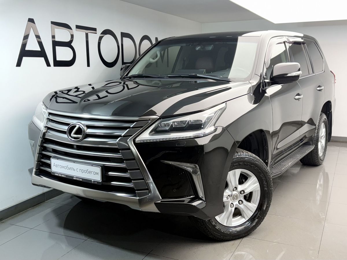 Lexus LX III [2-й рестайлинг] 4.5d AT 4WD (272 л.с.) Executive Чёрный 2016 с пробегом 167 311 км