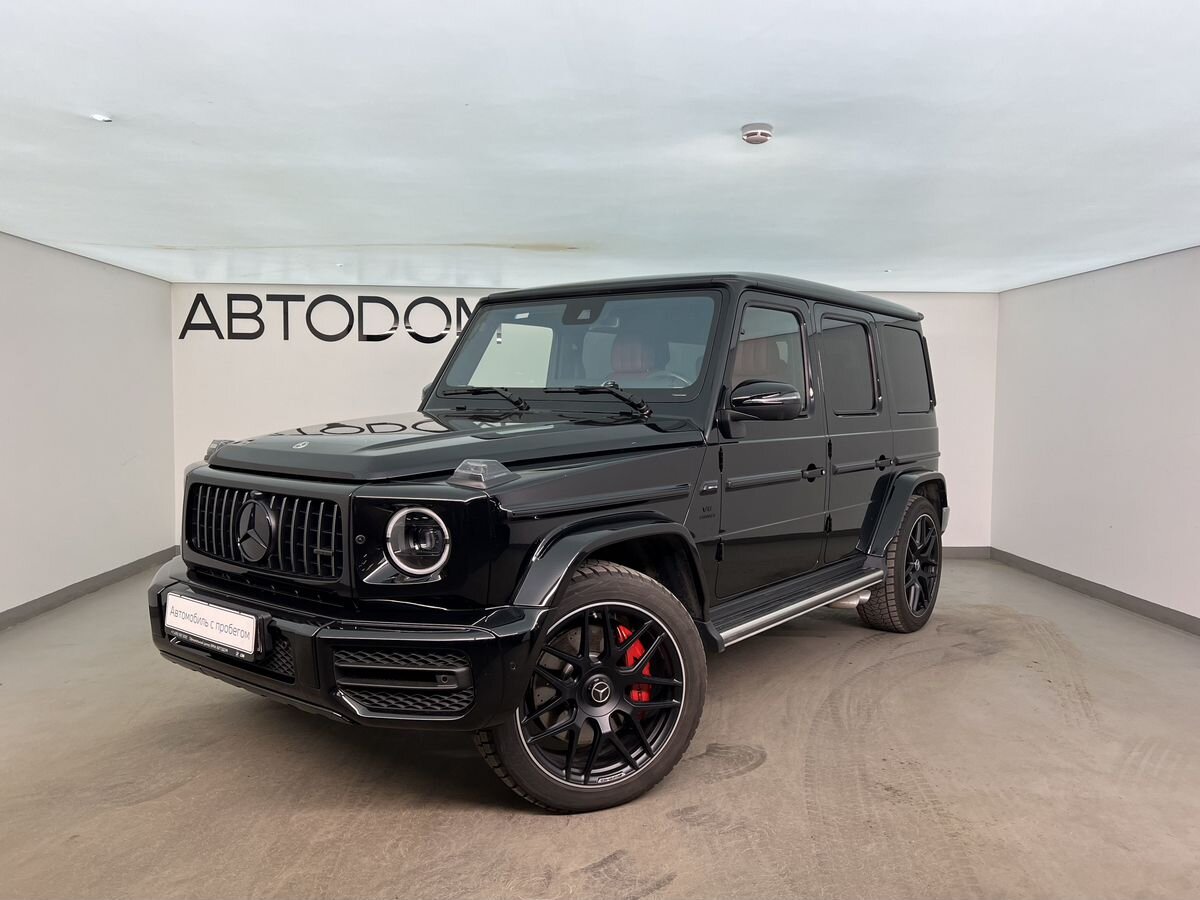 Mercedes-Benz G-Класс AMG II поколение (W463) 63 AMG 4.0 AT 4Matic (585 л.с.) AMG Чёрный 2021 с пробегом 5 176 км