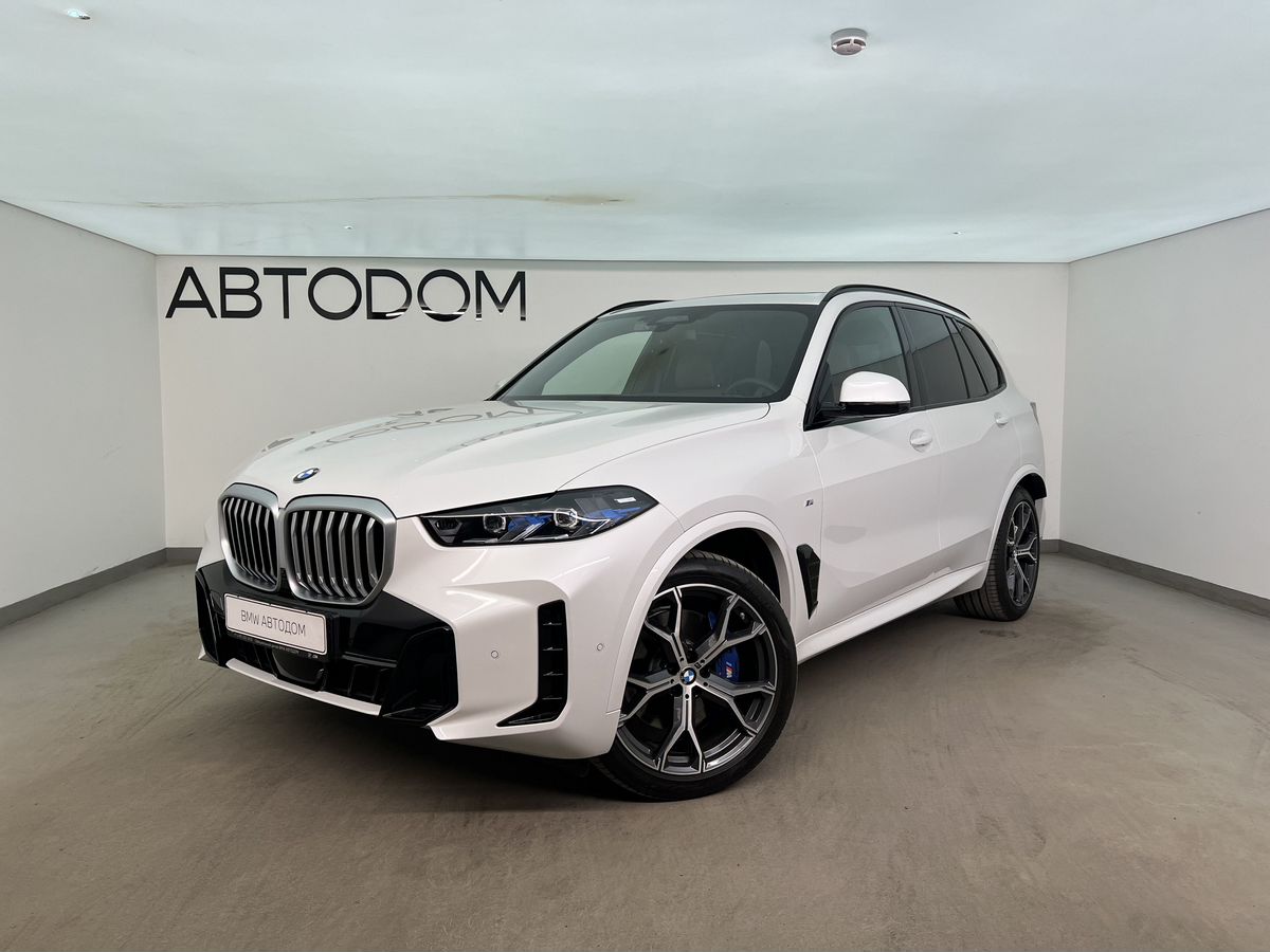 BMW X5 IV (G05) [рестайлинг] 3.0 AT 4WD (381 л.с.) M Sport Pro Белый 2023 с пробегом 11 954 км