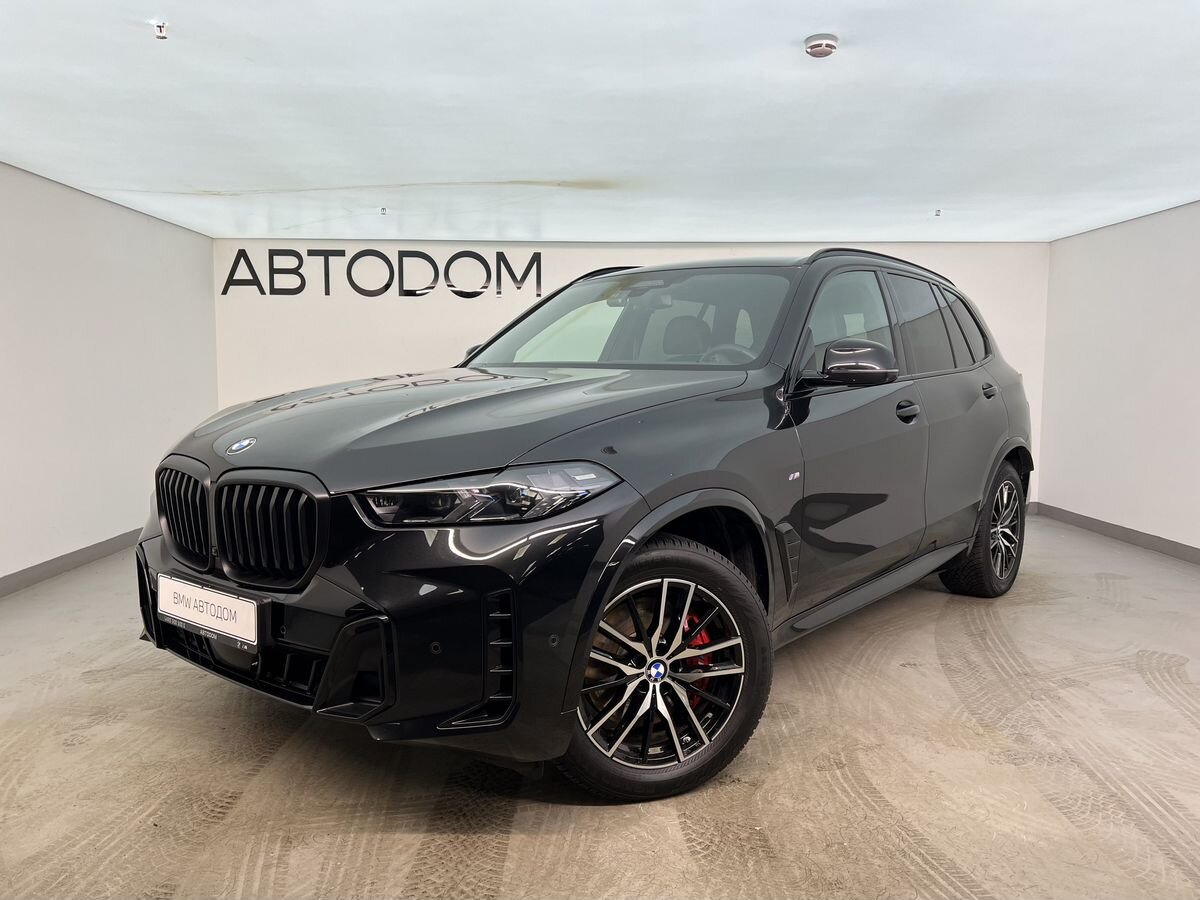 Автомобиль BMW X5 IV (G05) [рестайлинг] 3.0d AT 4WD (286 л.с.) M Sport Чёрный 2023 с пробегом 23 400 км