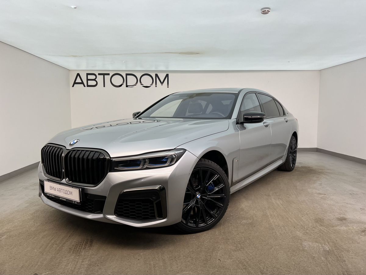 Автомобиль BMW 7 серии VI (G11/G12) [рестайлинг] M760L 6.6 AT 4WD (609 л.с.) M Sport by Individual Серебристый 2019 с пробегом 96 500 км