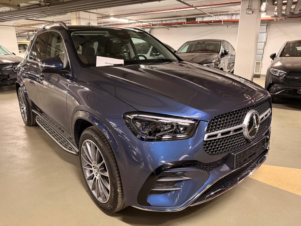 Автомобиль Mercedes-Benz GLE II (V167) [рестайлинг] 300 2.0d AT 4Matic (269 л.с.) Base Синий 2025 