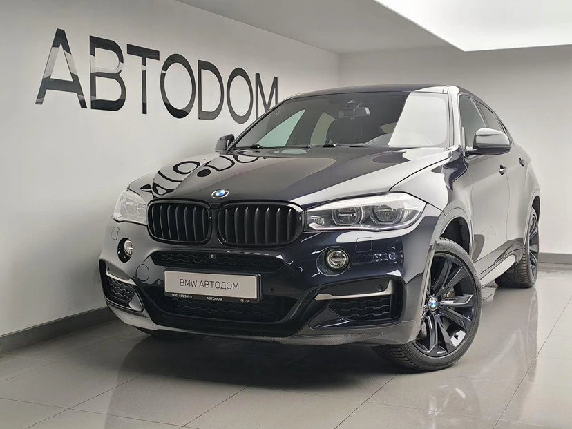 BMW X6 II поколение (F16) 3.0d AT 4WD (381 л.с.) Base Чёрный 2016 с пробегом 106 056 км