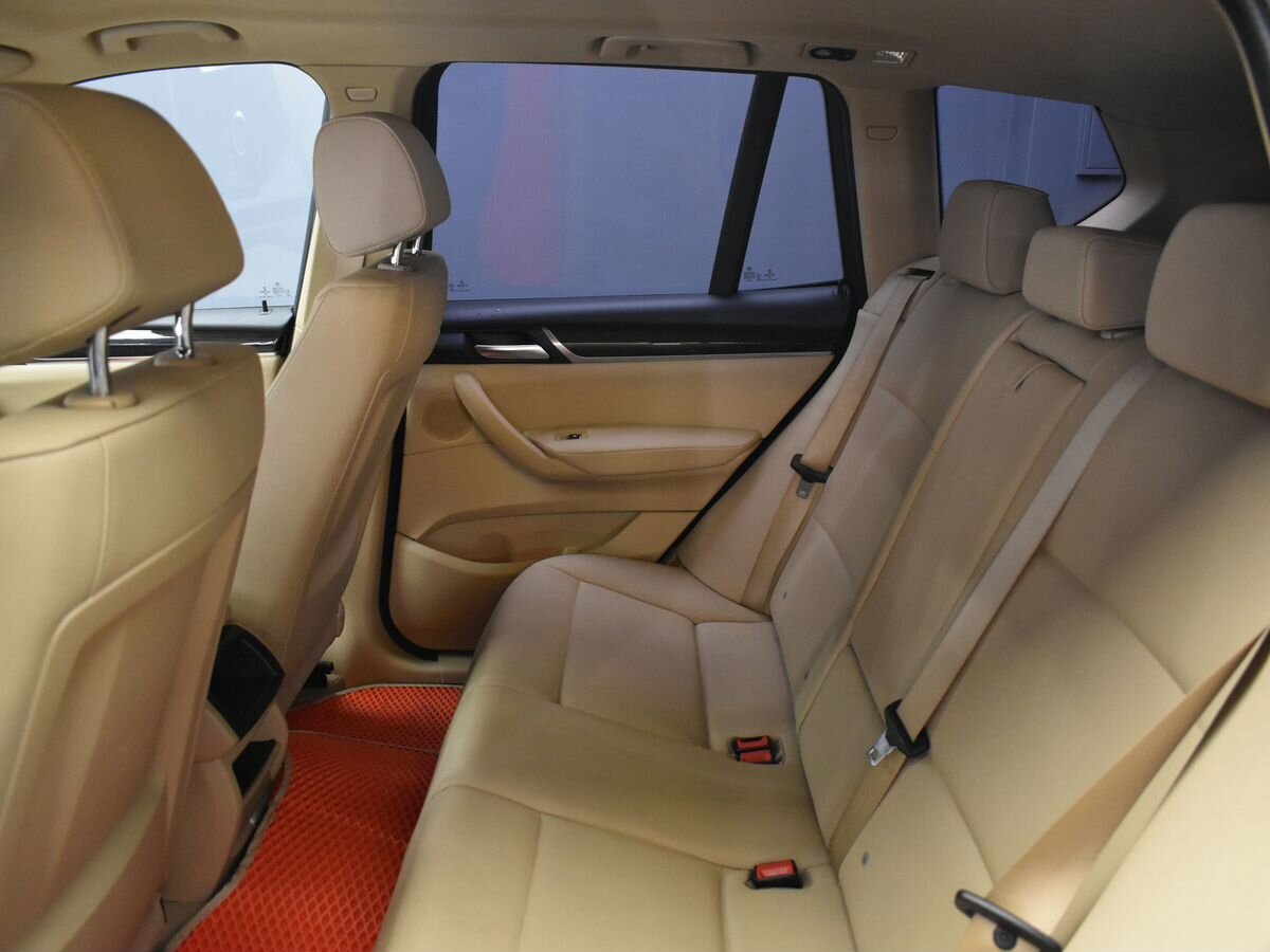 Автомобиль BMW X3 II (F25) [рестайлинг] 2.0 AT 4WD (184 л.с.) Base Чёрный 2015 с пробегом 136 280 км