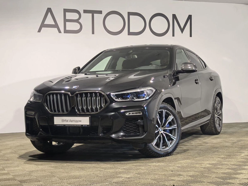 Автомобиль BMW X6 III поколение (G06) 3.0d AT 4WD (249 л.с.) M Sport Plus Чёрный 2020 с пробегом 77 860 км