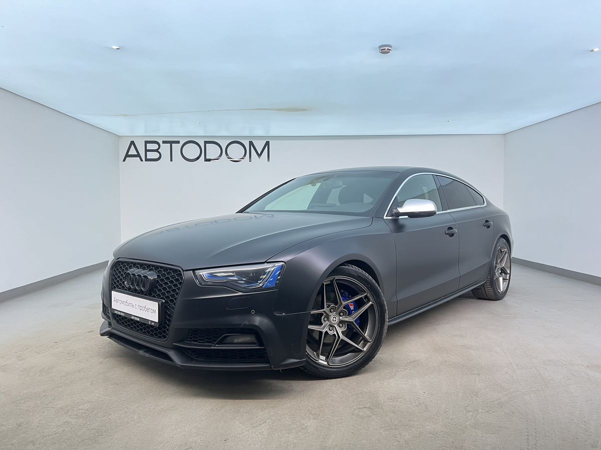 Автомобиль Audi A5 I (8T) [рестайлинг] 2.0d CVT (150 л.с.) Base Чёрный 2016 с пробегом 209 311 км