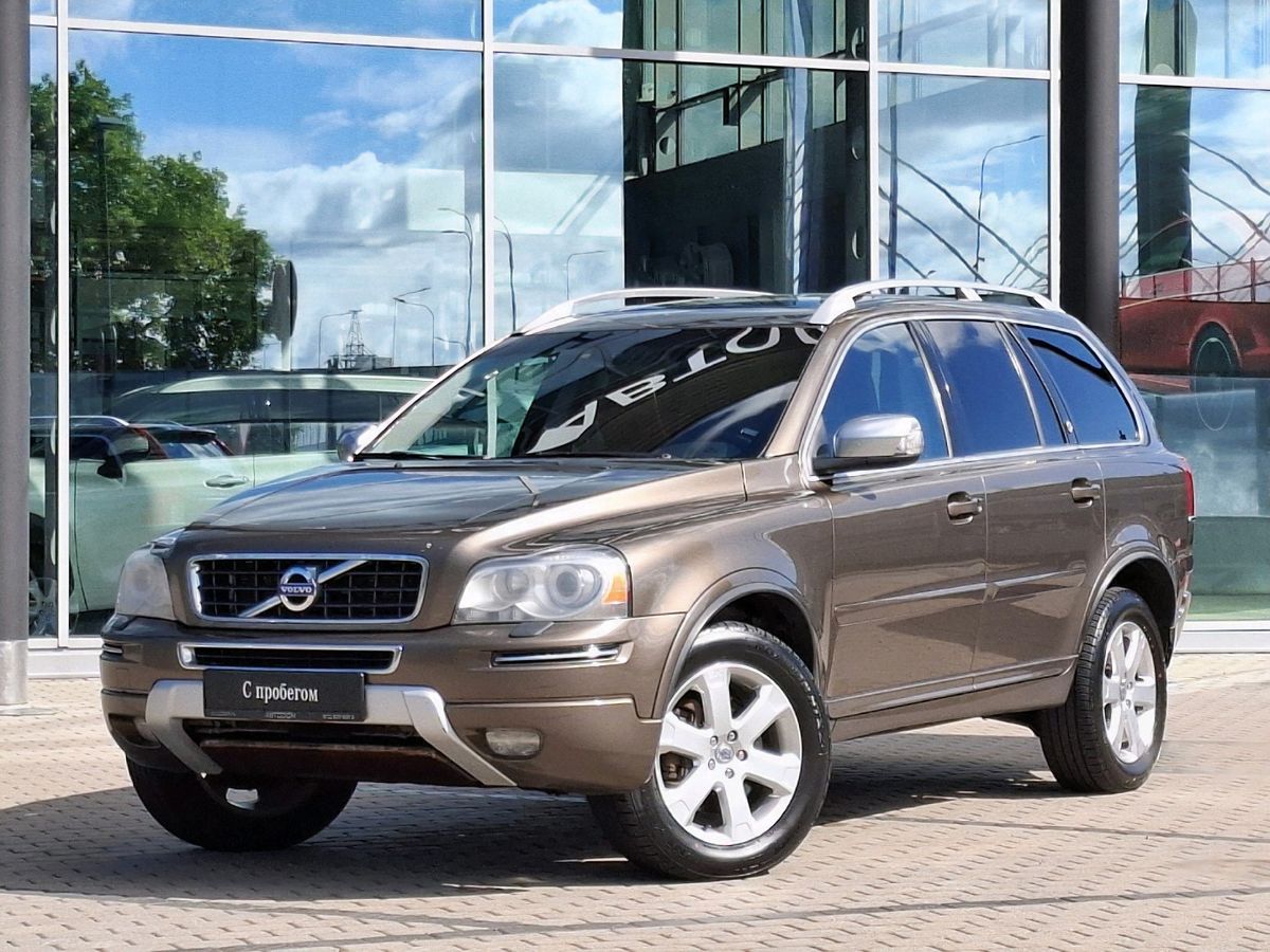 Volvo XC90 I [рестайлинг] 2.5 AT 4WD (5 мест) (210 л.с.) Base Серый 2013 с пробегом 221 000 км