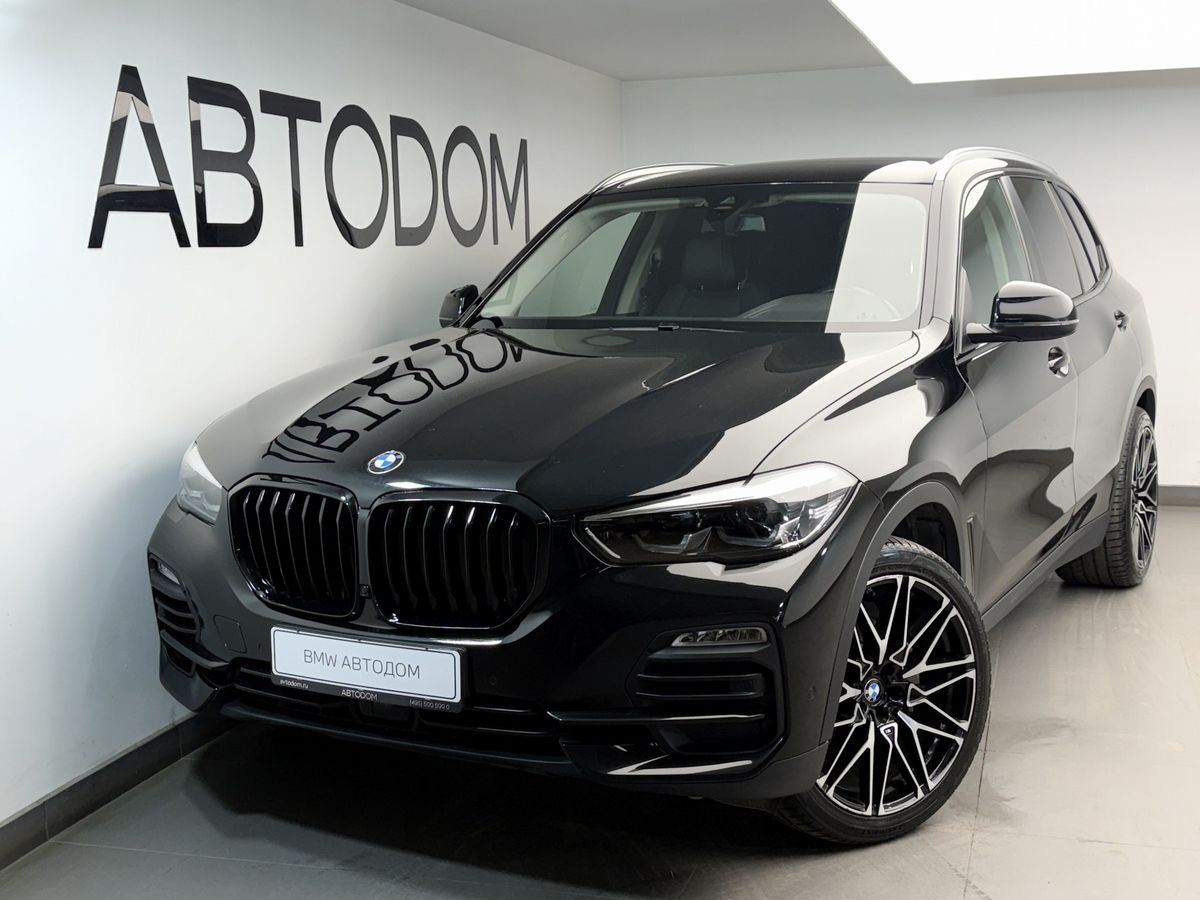 BMW X5 IV поколение (G05) 3.0d AT 4WD (265 л.с.) Base Чёрный 2019 с пробегом 99 649 км