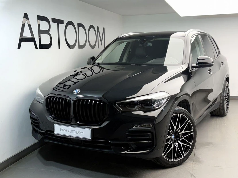 BMW X5 IV поколение (G05) 3.0d AT 4WD (265 л.с.) Base Чёрный 2019 с пробегом 99 649 км