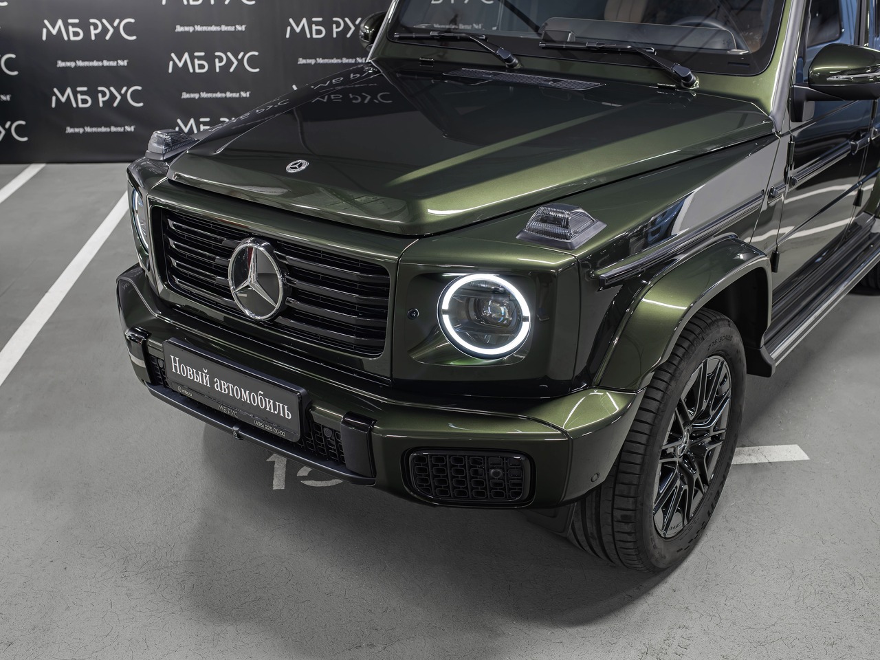 Mercedes-Benz G-Класс III (W463) [рестайлинг] G 450 3.0d AT 4Matic (367 л.с.) G 450 d AMG Line Зелёный 2025 