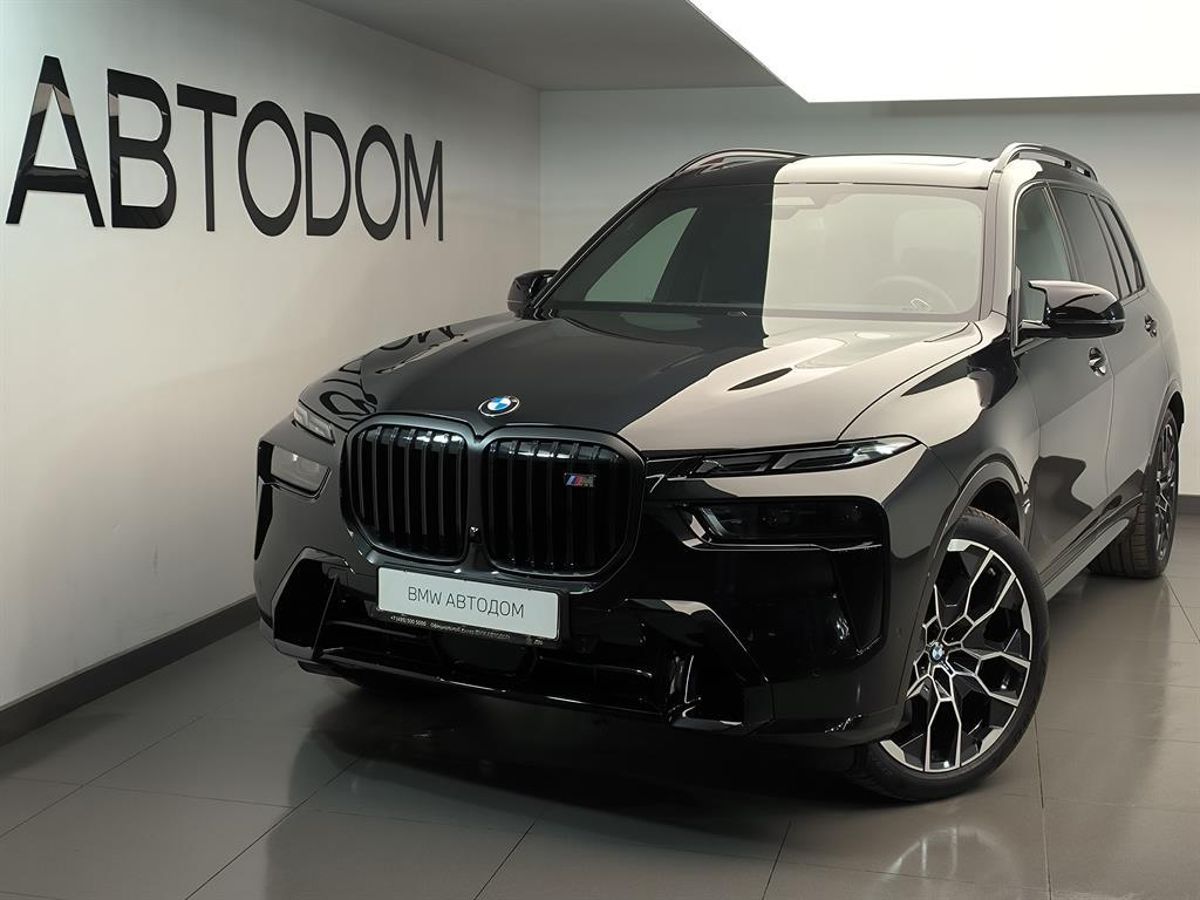 Автомобиль BMW X7 I (G07) [рестайлинг] 4.4 AT 4WD (530 л.с.) Base Чёрный 2025 