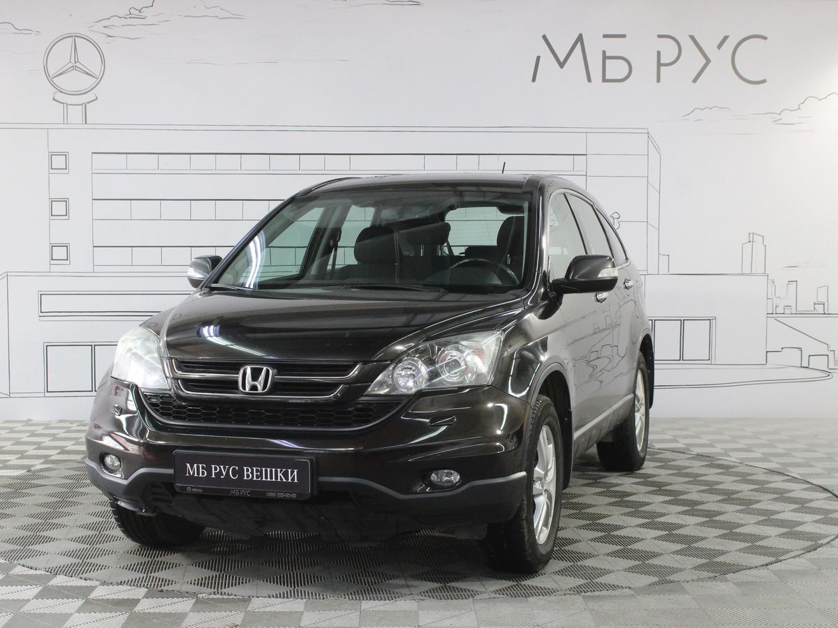 Автомобиль Honda CR-V III [рестайлинг] 2.0 AT 4WD (150 л.с.) Lifestyle Чёрный 2011 с пробегом 218 500 км