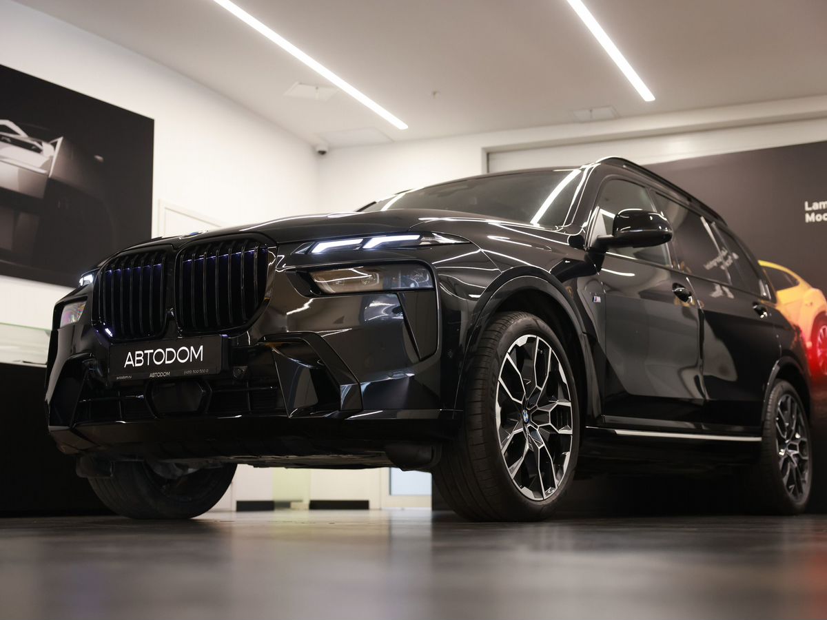 BMW X7 I (G07) [рестайлинг] 3.0 AT 4WD (381 л.с.) M Sport Pro Чёрный 2025 с пробегом 12 593 км