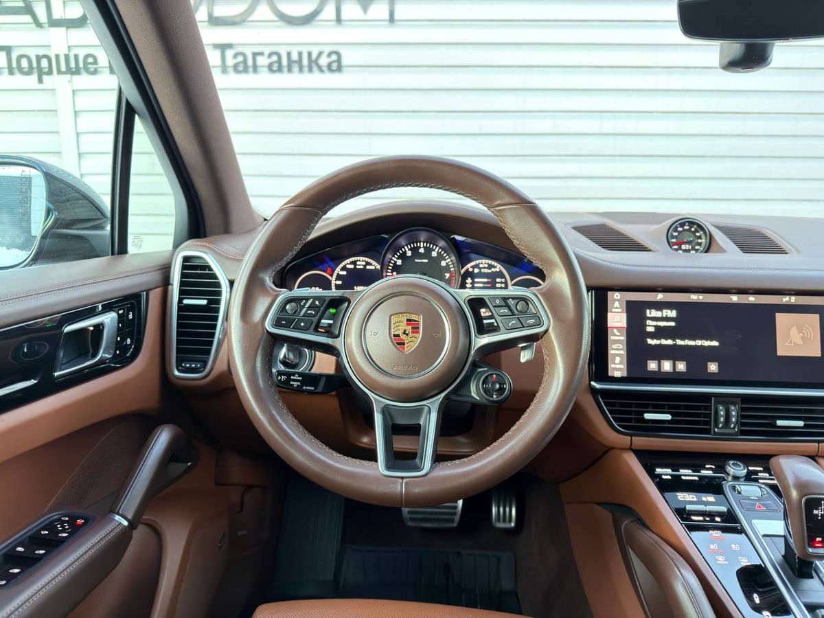 Автомобиль Porsche Cayenne III поколение 3.0 AT 4WD (340 л.с.) Base Синий 2020 с пробегом 141 776 км