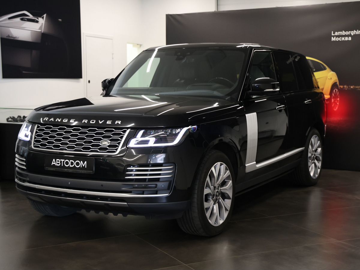 Land Rover Range Rover IV [рестайлинг] 4.4d AT 4WD (339 л.с.) Autobiography Чёрный 2020 с пробегом 83 305 км