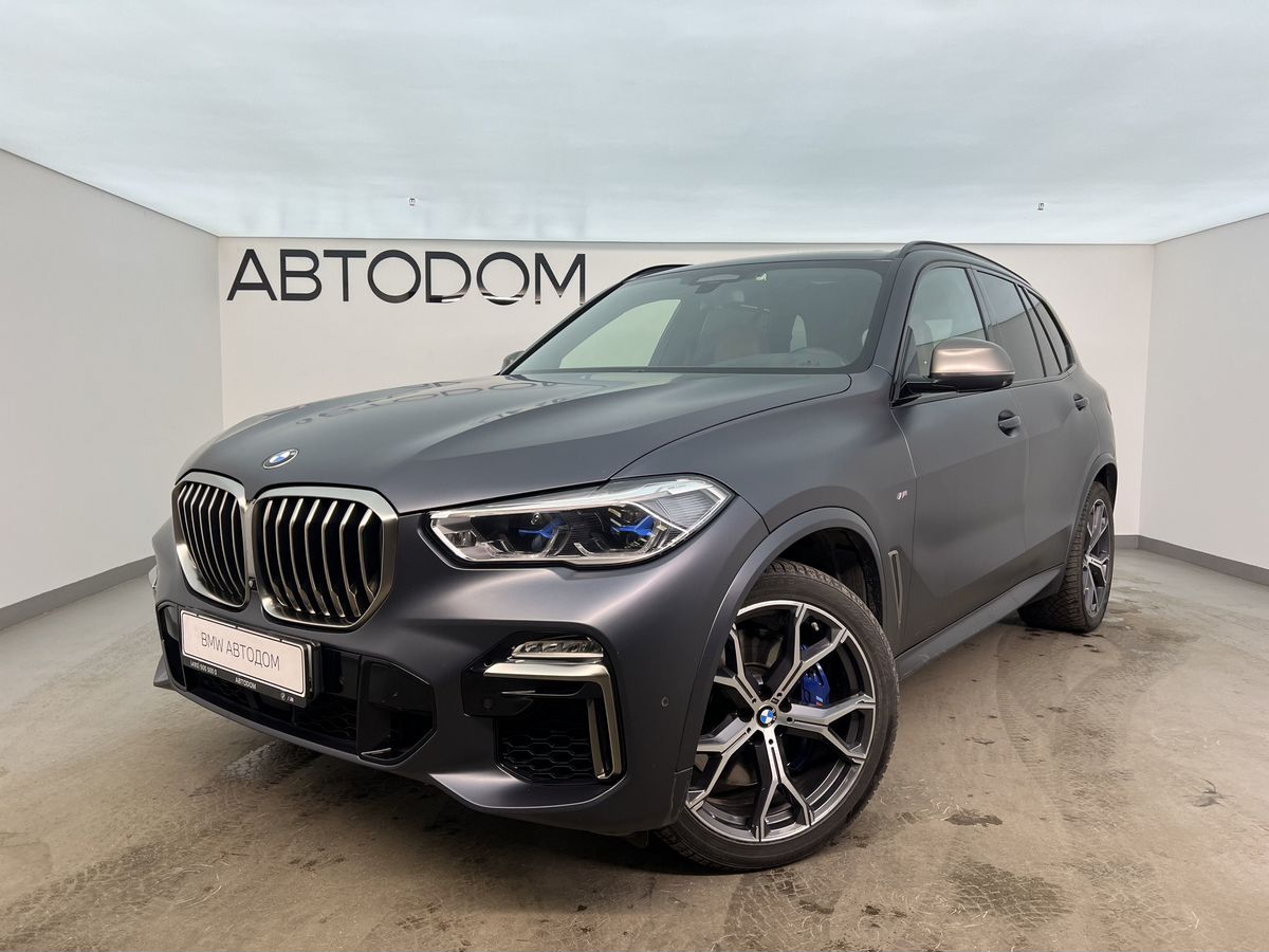 Автомобиль BMW X5 IV поколение (G05) M50 3.0d AT 4WD (400 л.с.) M Special Серый 2018 с пробегом 128 710 км