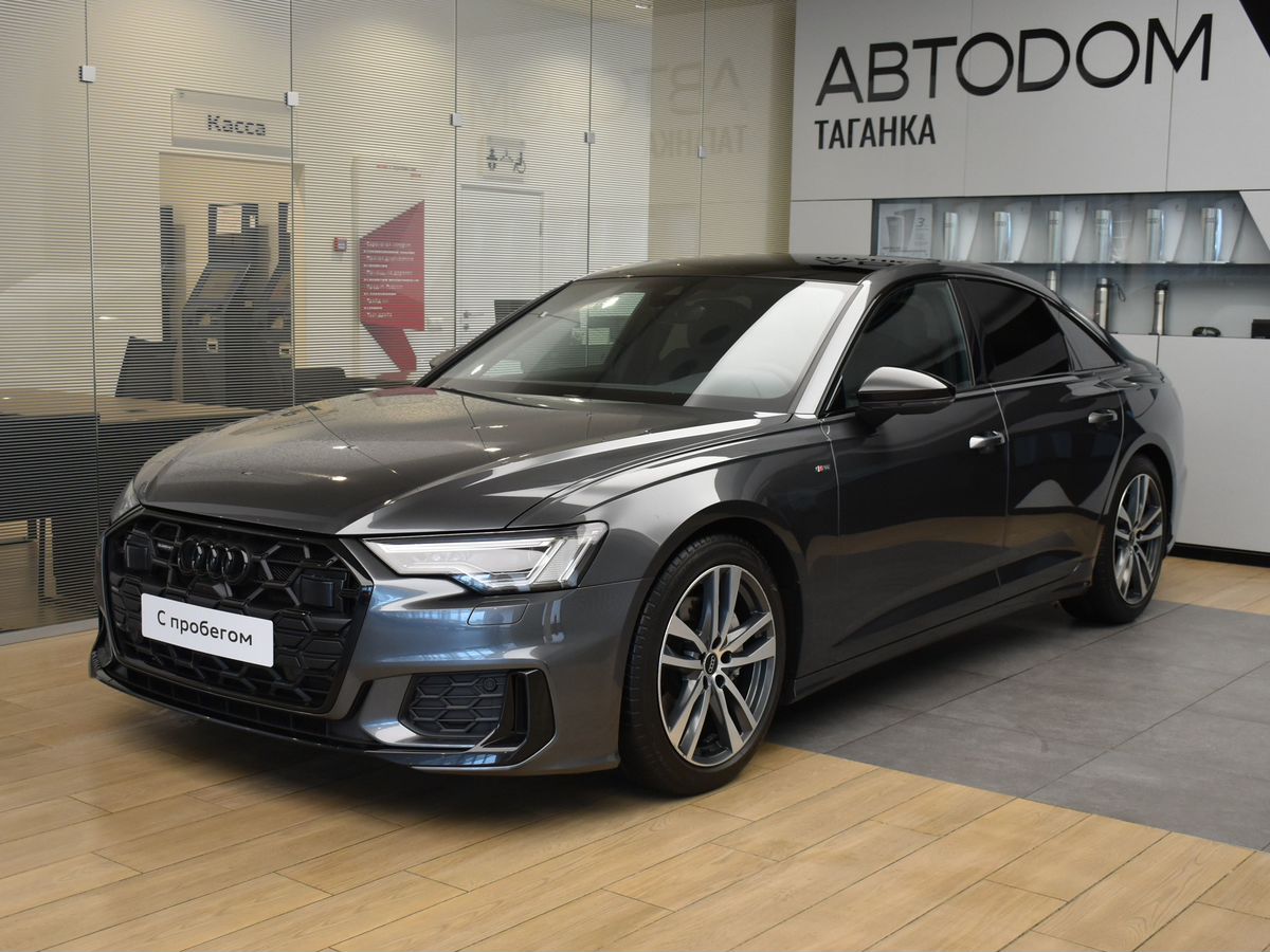Audi A6 V (C8) [рестайлинг] 2.0 AMT 4WD (245 л.с.) 45 TFSI quattro S tronic Серый 2024 с пробегом 32 800 км