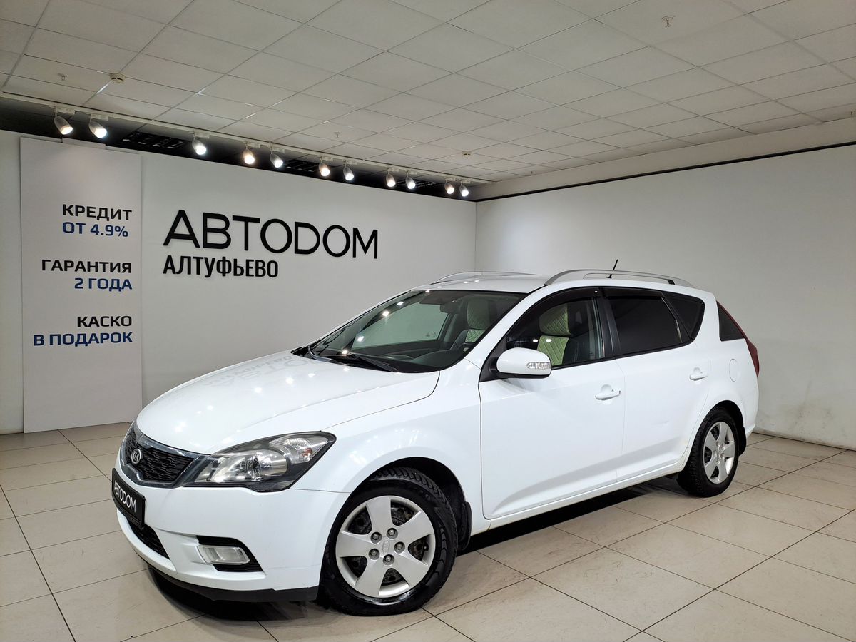 Kia Ceed I [рестайлинг] 1.6 AT (122 л.с.) Comfort Белый 2011 с пробегом 287 644 км
