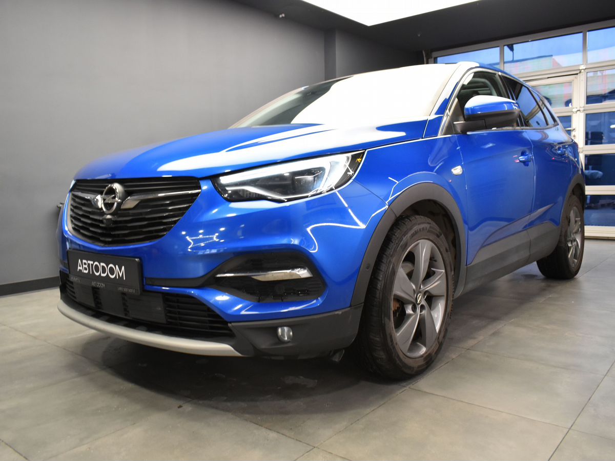 Opel Grandland X I поколение 1.6 AT (150 л.с.) Cosmo Синий 2021 с пробегом 51 000 км