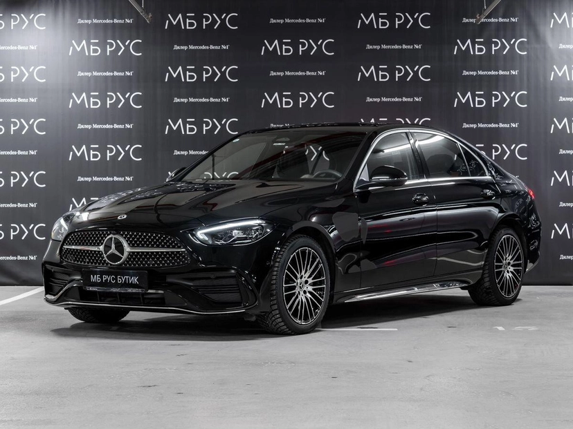 Автомобиль Mercedes-Benz C-Класс V поколение (W206/S206/C206) C200L 1.5 AT (170 л.с.) Base Синий 2023 с пробегом 1 600 км