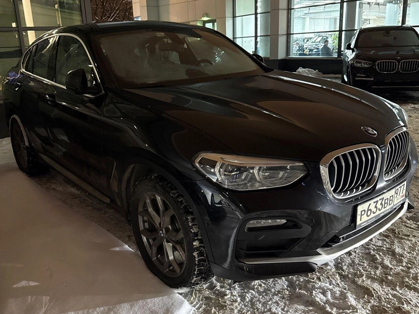 Автомобиль BMW X4 II поколение (G02) 2.0d AT 4WD (190 л.с.) xLine Чёрный 2019 с пробегом 121 280 км