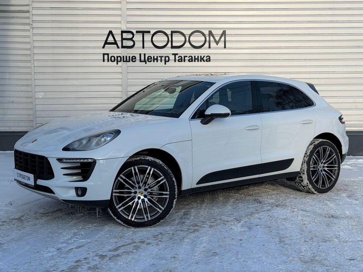 Автомобиль Porsche Macan I поколение S 3.0 AMT 4WD (340 л.с.) S Белый 2014 с пробегом 110 642 км