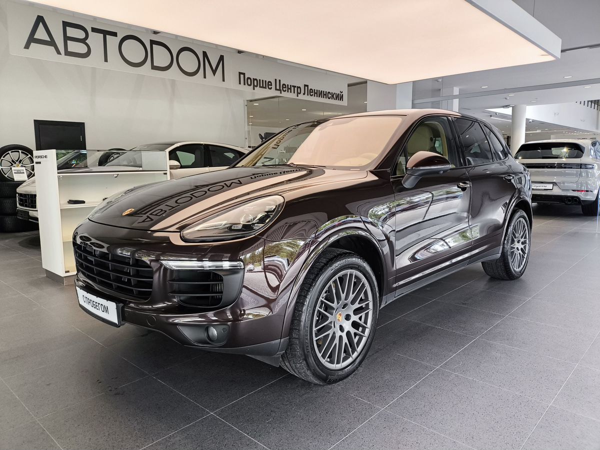 Porsche Cayenne II (958) [рестайлинг] 3.0d AT 4WD (245 л.с.) Platinum Edition Коричневый 2016 с пробегом 87 640 км
