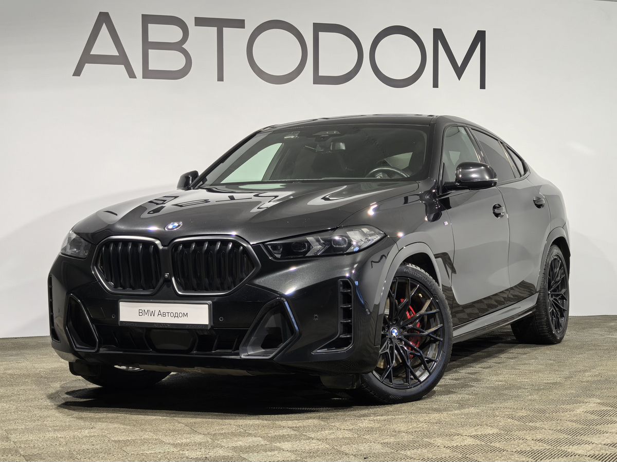 Автомобиль BMW X6 III (G06) [рестайлинг] 3.0d AT 4WD (286 л.с.) M Sport Чёрный 2023 с пробегом 53 079 км