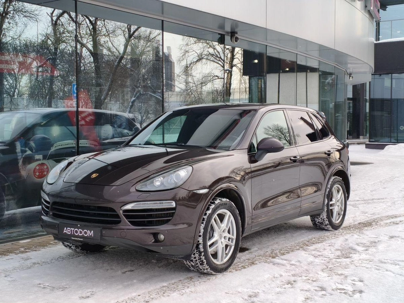 Автомобиль Porsche Cayenne II поколение (958) 3.0d AT 4WD (245 л.с.) Platinum Edition Серый 2013 с пробегом 265 657 км