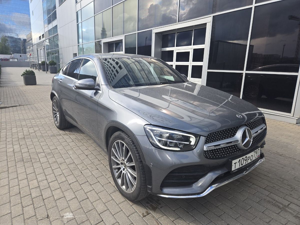 Mercedes-Benz GLC coupe I (C253) [рестайлинг] 300 2.0 AT 4Matic (249 л.с.) Sport Серый 2019 с пробегом 53 693 км