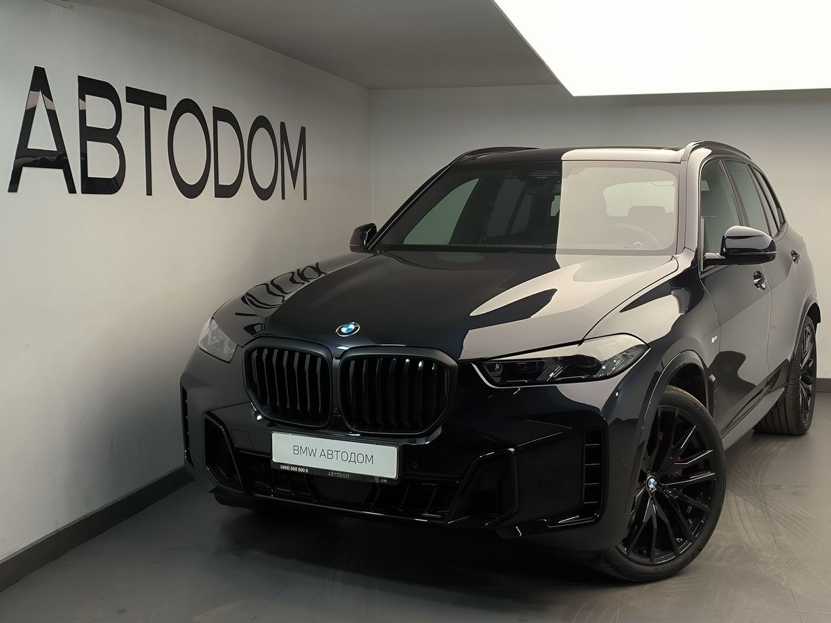 Автомобиль BMW X5 IV (G05) [рестайлинг] 3.0d AT 4WD (340 л.с.) M Sport Pro Чёрный 2025 с пробегом 4 342 км
