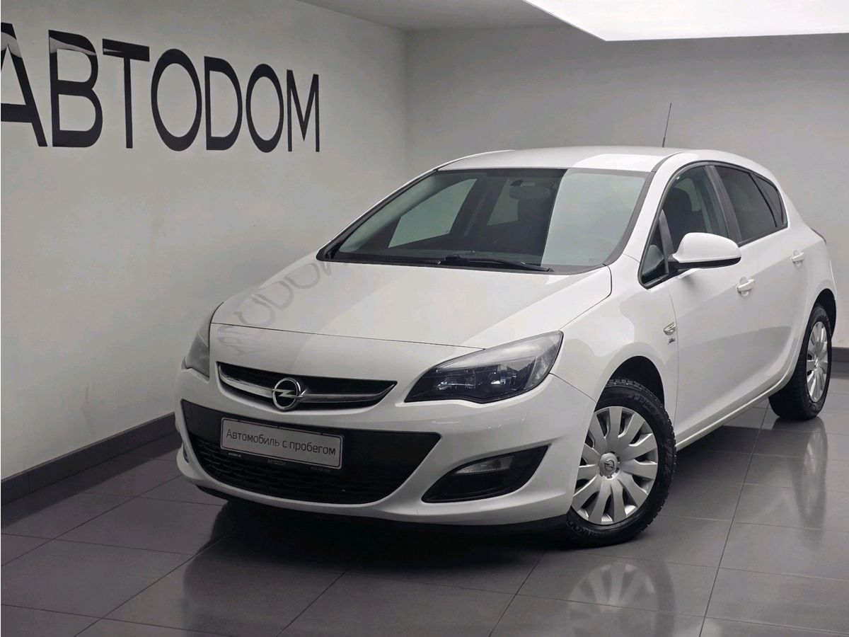 Автомобиль Opel Astra IV (J) [рестайлинг] 1.6 AT (115 л.с.) Active Белый 2013 с пробегом 127 761 км