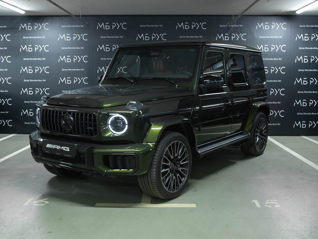 Mercedes-Benz G-Класс AMG II (W463) [рестайлинг] G 63 4.0 AT 4Matic (585 л.с.) AMG G 63 Зелёный 2025 