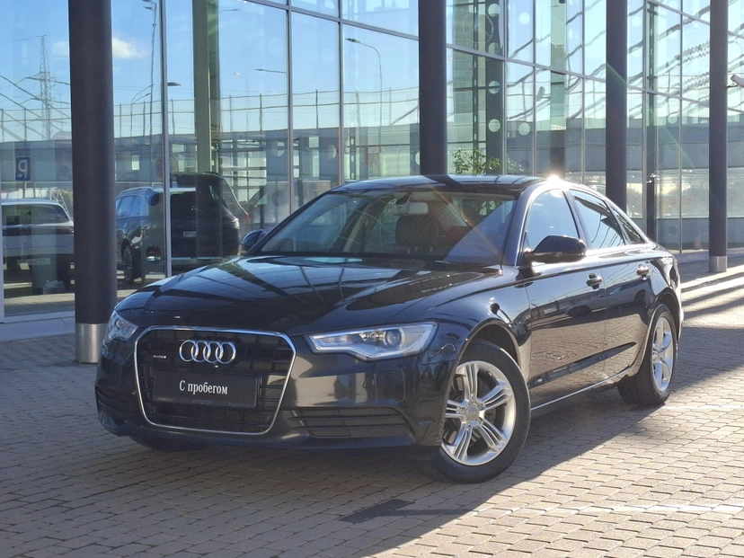 Автомобиль Audi A6 IV поколение (C7) 2.8 AMT 4WD (204 л.с.) Base Чёрный 2014 с пробегом 85 701 км
