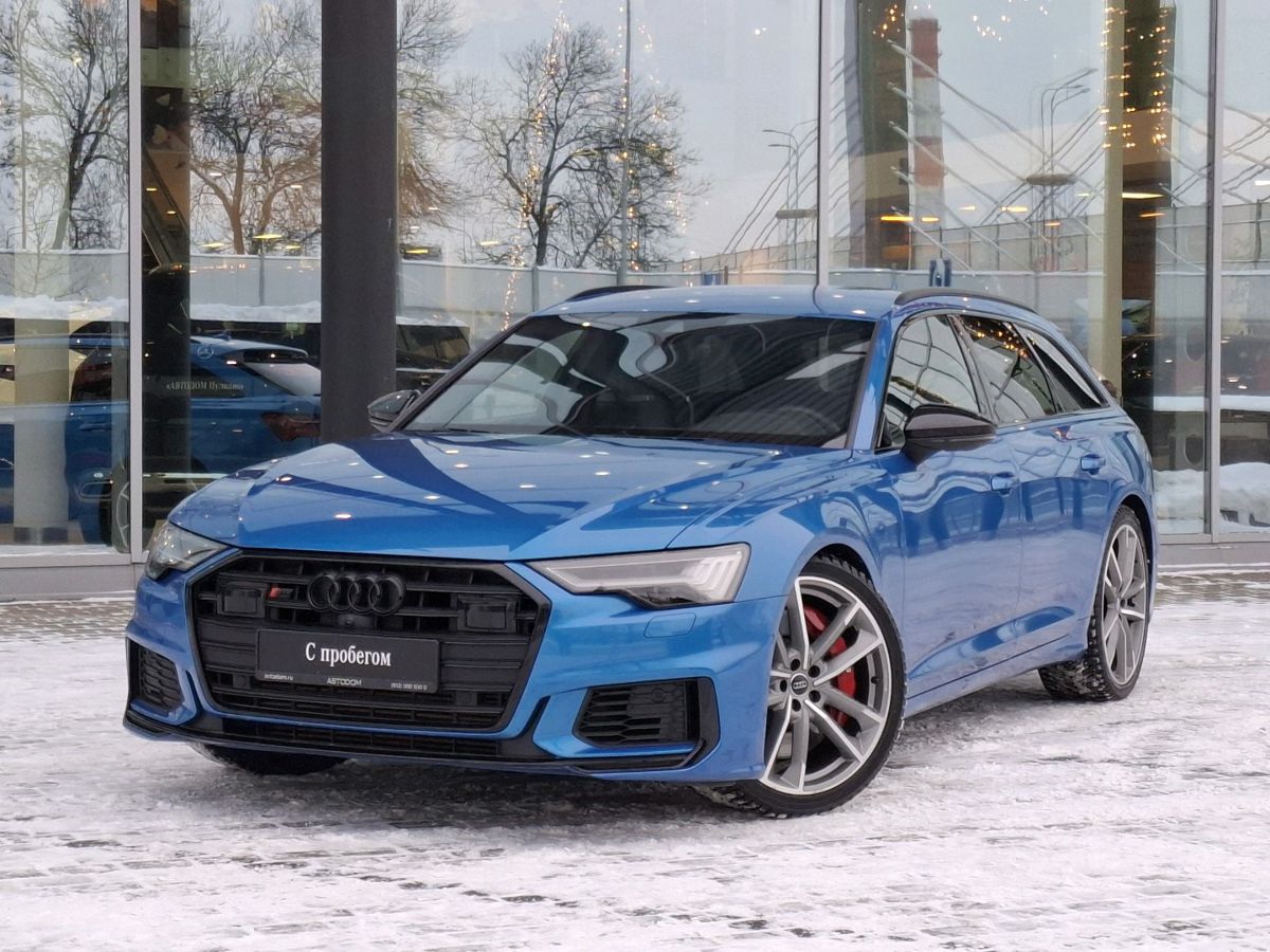 Автомобиль Audi S6 V поколение (C8) 3.0d AT 4WD (349 л.с.) S6 TDI Синий 2020 с пробегом 114 056 км